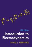 Introduction to Electrodynamics 5th Revised edition