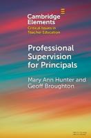 Professional Supervision for Principals: A Primer for Emerging Practice
