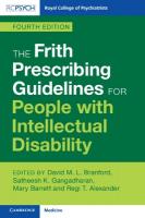 Frith Prescribing Guidelines for People with Intellectual Disability 4th Revised edition