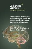 Spontaneous Intracranial Haemorrhage Caused by a Non-aneurysmal Brain  Vascular Malformation