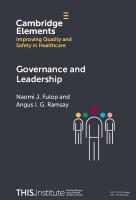 Governance and Leadership