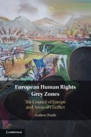 European Human Rights Grey Zones: The Council of Europe and Areas of Conflict