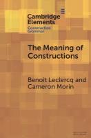 Meaning of Constructions