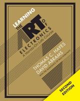 Learning the Art of Electronics: A Hands-On Lab Course 2nd Revised edition