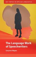 Language Work of Speechwriters