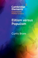 Elitism versus Populism: Experiments on the Dual Threat to American Democracy