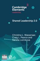 Shared Leadership 2.0: Taking Stock and Looking Forward