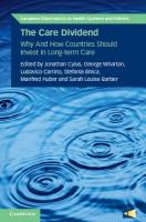 Care Dividend: Why and How Countries Should Invest in Long-Term Care