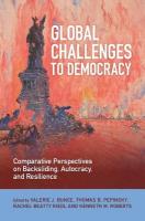 Global Challenges to Democracy: Comparative Perspectives on Backsliding, Autocracy, and Resilience