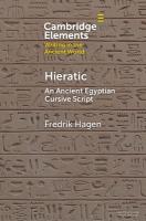 Hieratic: An Ancient Egyptian Cursive Script