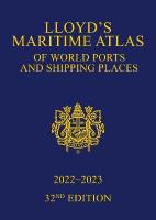 Lloyd's Maritime Atlas of World Ports and Shipping Places 2022-2023 32nd edition