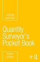 Quantity Surveyor's Pocket Book 4th edition