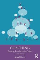Coaching: Evoking Excellence in Others 4th edition