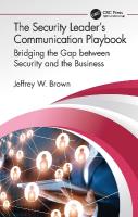 Security Leaders Communication Playbook: Bridging the Gap between Security and the Business
