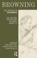Poems of Robert Browning: Volume Five: The Ring and the Book, Books 1-6