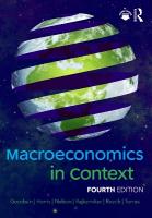 Macroeconomics in Context 4th edition