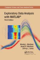 Exploratory Data Analysis with MATLAB 3rd edition