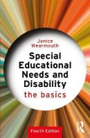 Special Educational Needs and Disability: The Basics 4th edition