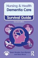 Dementia Care, 2nd ed 2nd edition