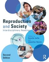 Reproduction and Society: Interdisciplinary Readings 2nd edition