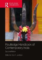 Routledge Handbook of Contemporary India 2nd edition