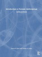 Introduction to Forensic Anthropology 6th edition