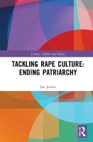 Tackling Rape Culture: Ending Patriarchy: Ending Patriarchy