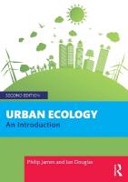 Urban Ecology: An Introduction 2nd edition