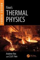 Finn's Thermal Physics 4th edition