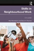 Skills in Neighbourhood Work 5th edition