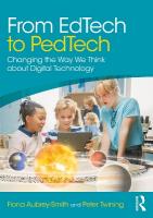From EdTech to PedTech: Changing the Way We Think about Digital Technology
