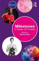 Milestones in Queer US Theatre