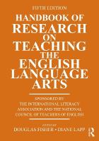 Handbook of Research on Teaching the English Language Arts 5th edition