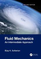 Fluid Mechanics: An Intermediate Approach 2nd edition