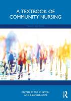 Textbook of Community Nursing 3rd edition