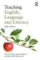 Teaching English, Language and Literacy 5th edition