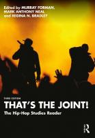 That's the Joint!: The Hip-Hop Studies Reader 3rd edition