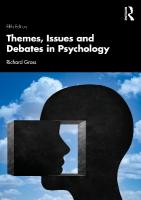 Themes, Issues and Debates in Psychology 5th edition