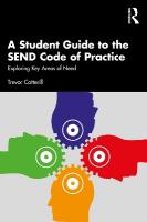 Student Guide to the SEND Code of Practice: Exploring Key Areas of Need