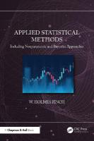 Applied Statistical Methods: Including Nonparametric and Bayesian Approaches