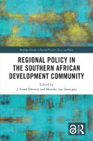 Regional Policy in the Southern African Development Community