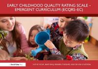Early Childhood Quality Rating Scale  Emergent Curriculum (ECQRSEC)