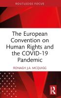 European Convention on Human Rights and the COVID-19 Pandemic