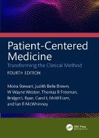 Patient-Centered Medicine: Transforming the Clinical Method 4th edition