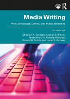 MediaWriting: Print, Broadcast, Online, and Public Relations 6th edition