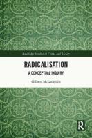 Radicalisation: A Conceptual Inquiry