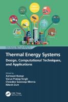 Thermal Energy Systems: Design, Computational Techniques, and Applications
