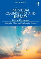 Individual Counseling and Therapy: Skills and Techniques 4th edition