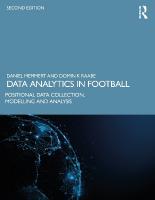 Data Analytics in Football: Positional Data Collection, Modelling and Analysis 2nd edition