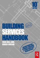 Building Services Handbook 10th edition